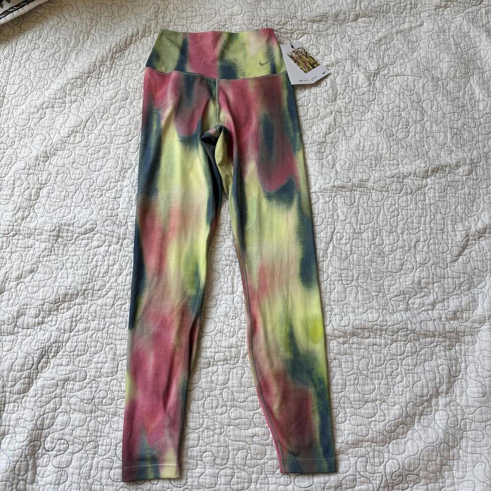 Nike Women's XS Dri-FIT Multicolor Tie-Dye‎ training Leggings [COPY]